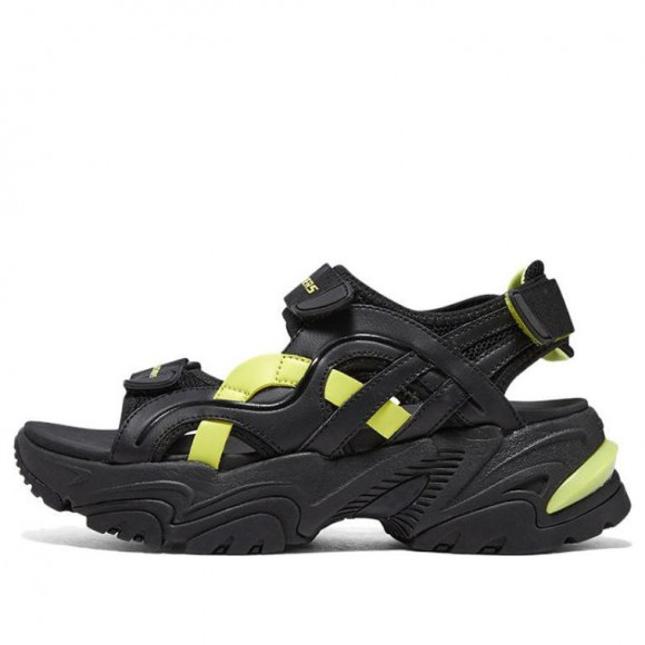 (WMNS) Skechers Stamina V2 'Black Yellow' - 119862-BKLM