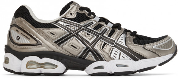 Asics Black & Silver Gel-Nimbus 9 Sneakers