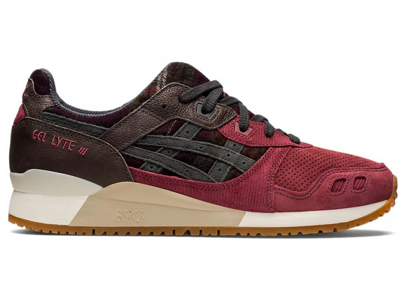 All red asics store gel lyte 3