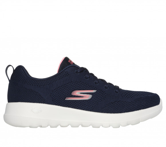 Skechers Women's GO WALK Joy - Violet Sneaker in Navy Blue/Pink - 124640