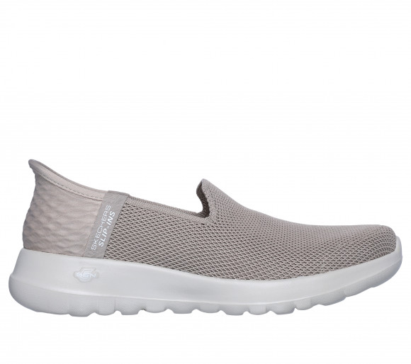 Skechers Women's Slip-ins: GO WALK Joy - Vela Slip-On Shoes in Taupe