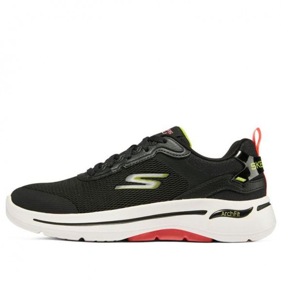 (WMNS) Skechers Go Walk Arch Fit 'Ocean Hori - Black Multicolor' - 124859-BKMT