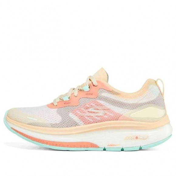 (WMNS) Skechers Gowalk Workout Walker 'Natural Multicolor' - 124939-NTMT