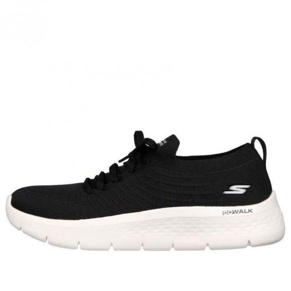 (WMNS) Skechers Go Walk Flex 'Early Morning - Black White' - 124969-BKW