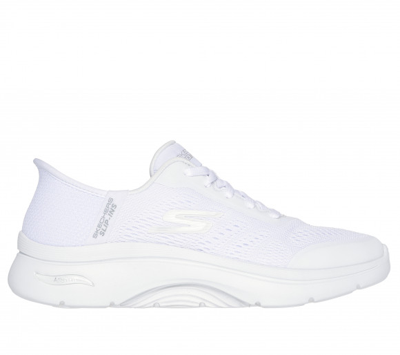 Skechers Women's Slip-ins: GO WALK Arch Fit 2.0 Sneaker in White - 125319