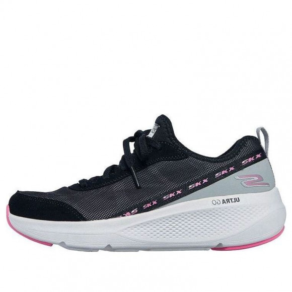 (WMNS) Skechers Go Run Elevate 'Black Grey' - 128318-BKW