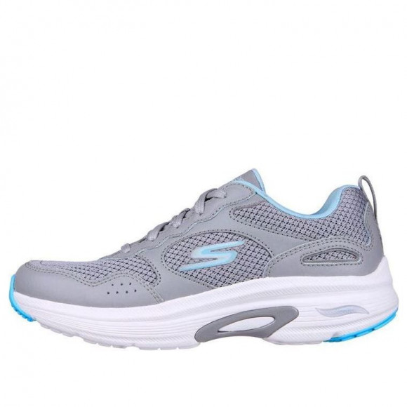 (WMNS) Skechers Go Run Arch Fit 'Grey Blue' - 128952-GYBL