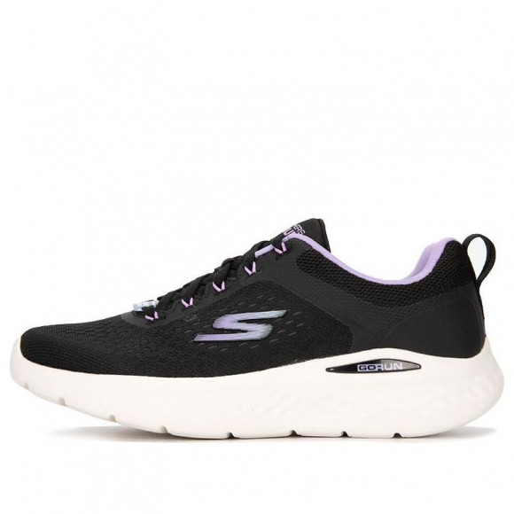 (WMNS) Skechers Go Run Lite 'Black Purple' - 129423-BKPR