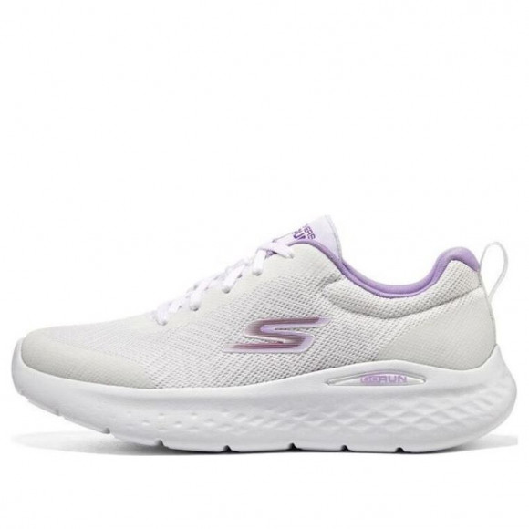 (WMNS) Skechers GO RUN Lite 'White Purple' - 129425-WPR