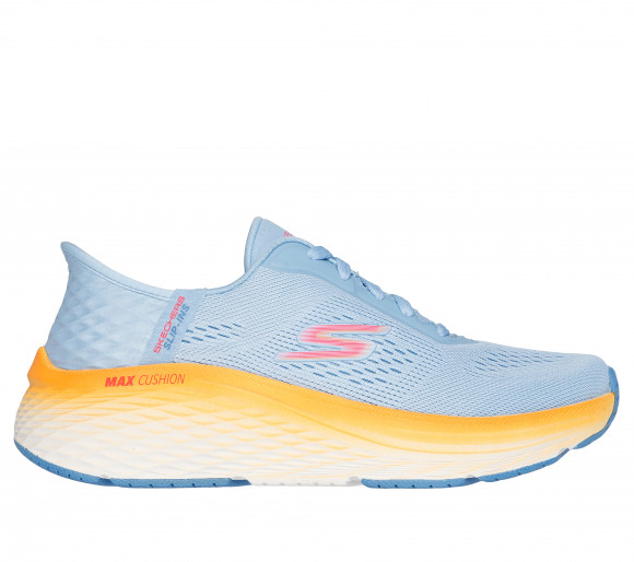 Skechers Women's Slip-ins: Max Cushioning Elite 2.0 Sneaker in Blue/Orange - 129626