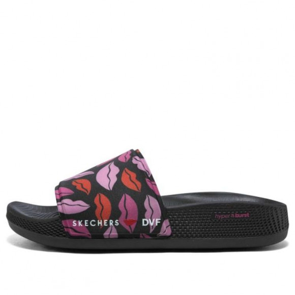 (WMNS) Skechers Hyper Goodyear DVF 'Black Pink Red' - 140465-BKMT