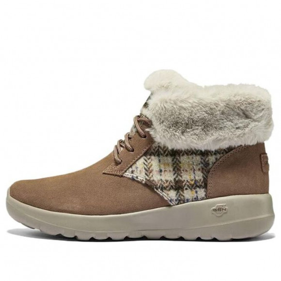 (WMNS) Skechers On The Go Joy Boots 'Tan White' - 144120-TAN