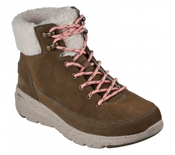 Skechers Women s On the GO Glacial Ultra Woodsy Boots in Olive