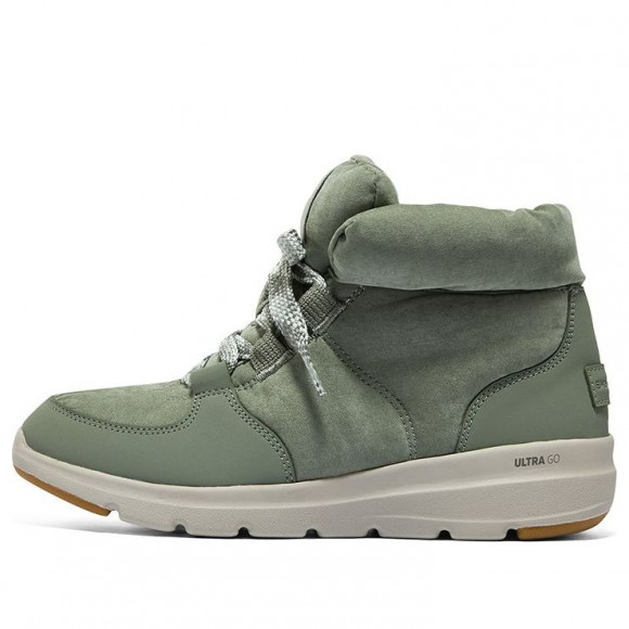 (WMNS) Skechers Glacial Ultra 'Trend Up - Olive' - 144194-OLV