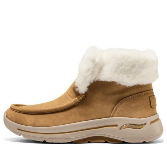 (WMNS) Skechers Go Walk Arch Fit Cherish Boots 'Tan' - 144423-CSNT