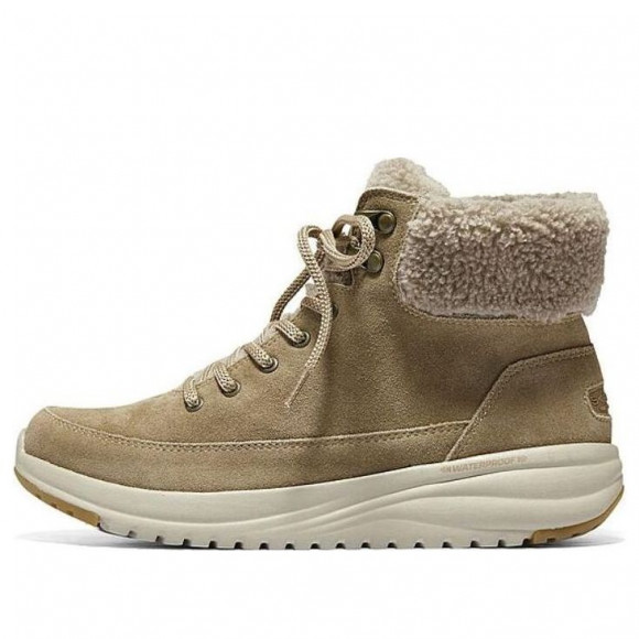 (WMNS) Skechers On-The-Go Stellar Boots 'Tan' - 144770-BRN