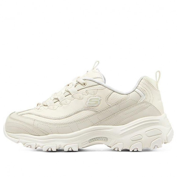 (WMNS) Skechers Dlites 1.0 'Beige White' - 149227-OFWT