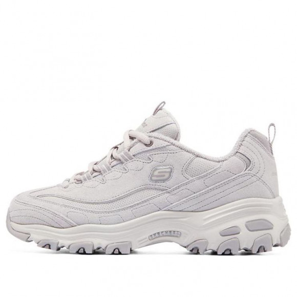 (WMNS) Skechers D'Lites 1.0 'White' - 149265-LAV