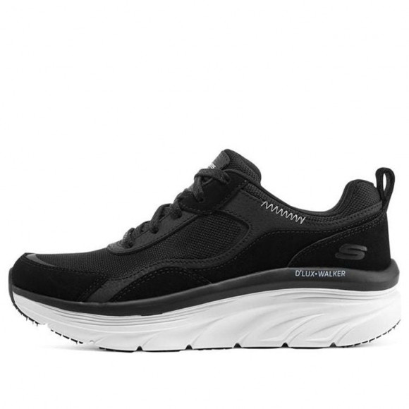 (WMNS) Skechers Dlux Walker 'Black White' - 149812-BKW