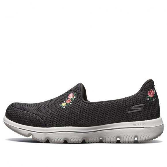 (WMNS) Skechers Go Walk Evolution Ultra 'Black White' - 15749-BKW