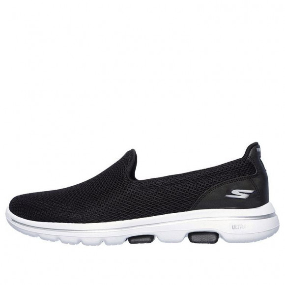 (WMNS) Skechers Go Walk 5 'Black White' - 15901-BKW