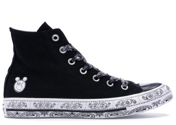 Converse Miley Cyrus x Chuck Taylor All Star Hi 'Black' Black/White-Black  Canvas Shoes/Sneakers