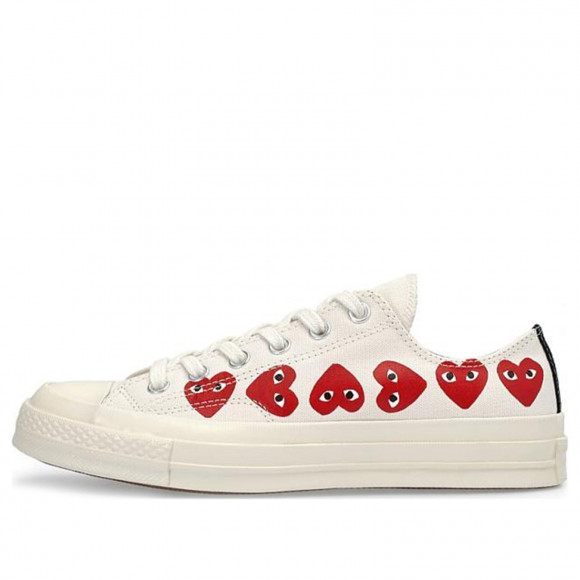 Converse Chuck 70 Low Top x Comme des Garcons Play CDG White