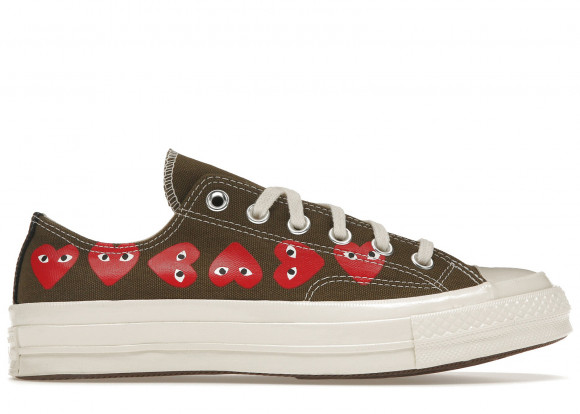 Converse Chuck Taylor All-Star 70s Ox Comme des Garcons Multi Heart Green - 162976C