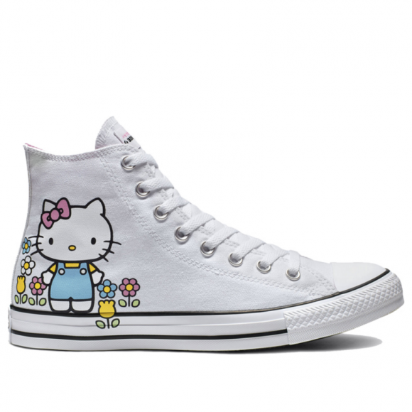 costilla Desbordamiento Desfavorable Converse Hello Kitty x Chuck Taylor All Star Hi 'Flowers' White/Pink/White  Sneakers/Shoes 164629F - 164629F - CONVERSE Felpa nero grigio verde erba  bianco lilla