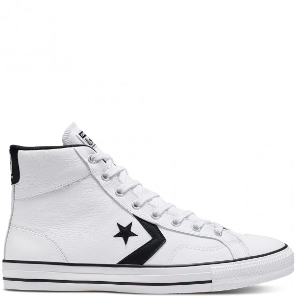 Converse Leather Player High unisex White, Black