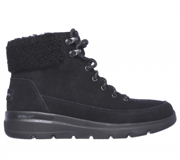 Skechers Women's On-the-GO Glacial Ultra - Woodlands Boots in Black - 16677