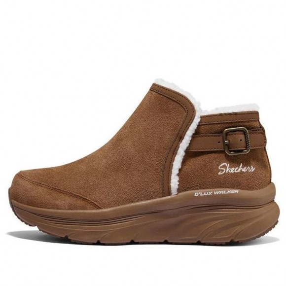 (WMNS) Skechers D'lux Walker 'Brown' - 167208-BRN