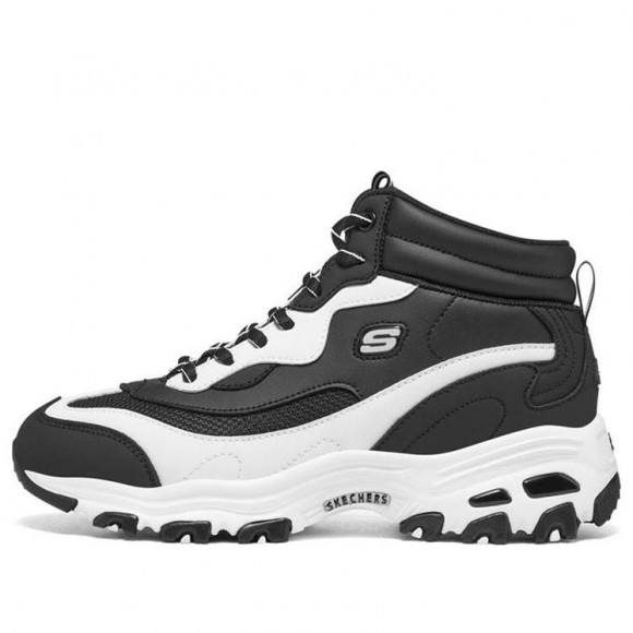 Skechers (WMNS) D'Lites 1.0 BLACK/WHITE Chunky Shoes 167265-BKW - 167265-BKW