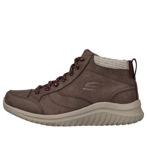 (WMNS) Skechers Ultra Flex 2.0 'Social Crew - Brown' - 167449-BRN