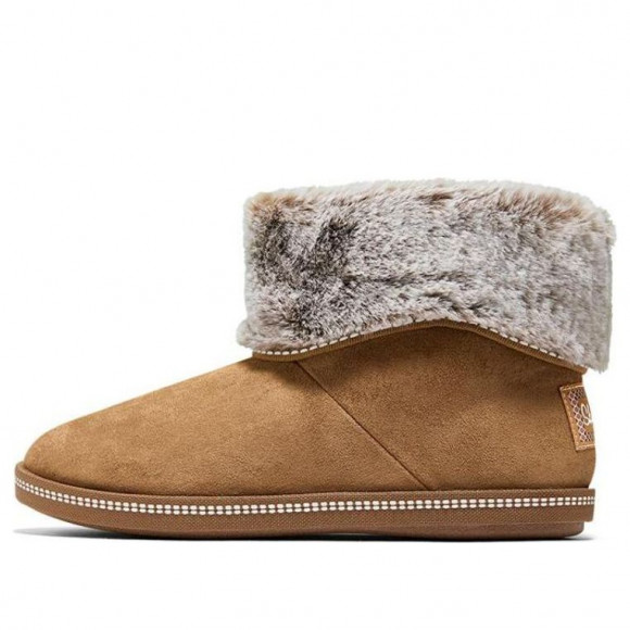 (WMNS) Skechers Cozy Campfire 'Khaki Brown' - 167627-CSNT