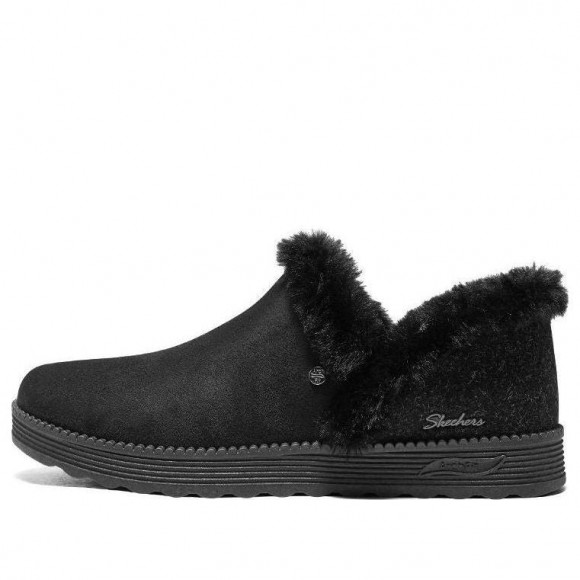 (WMNS) Skechers Modern Comfort Winter Shoes 'Black' - 167660-BBK