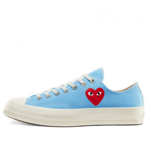 comme des garcons converse light blue