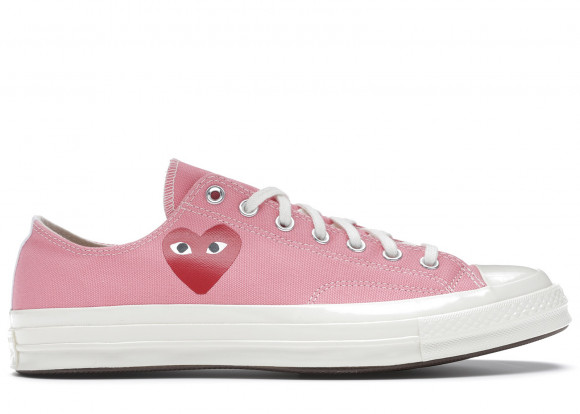 Star 70s Ox Comme des Garcons Play Bright Pink Converse 162477c Woven Pack - 162477c Chuck Taylor All