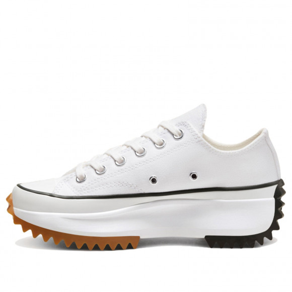 Converse Run Star Hike Low 'White' White/Black/Gum Canvas Shoes ...