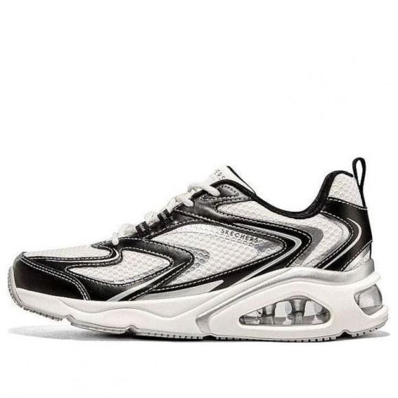 (WMNS) Skechers Tres-Air Uno Vision-airy 'White Black' - 177425-WBK