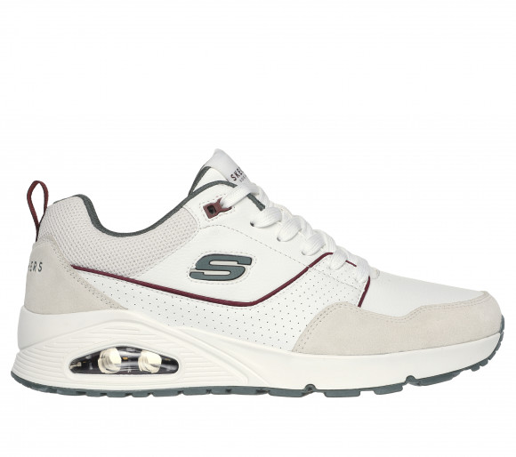 Skechers Uno - Retro One Shoes in Weiss/Grün - 183020