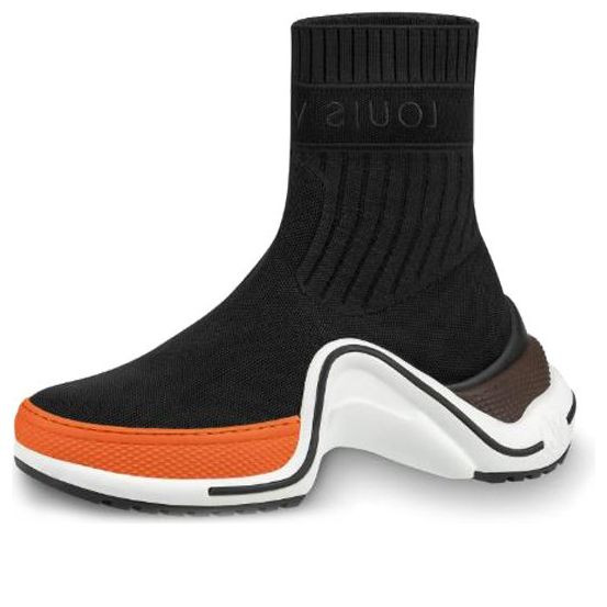 Louis Vuitton LV Womens WMNS Archlight Sports Shoes Black/Orange BLACK/ ORANGE/WHITE Athletic Shoes 1A52K7