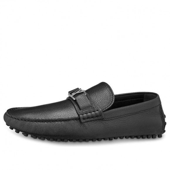 LOUIS VUITTON LV Hockenheim Moccasin Shoes 'Black' - 1A5UTG