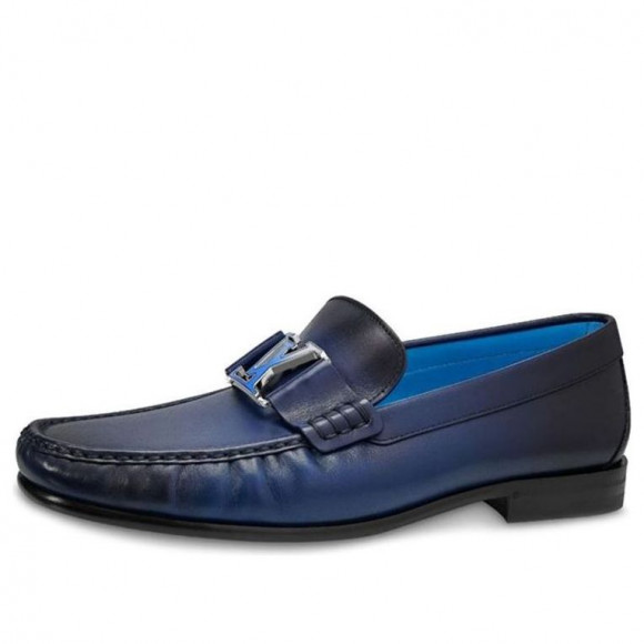 LOUIS VUITTON Montaigne Loafers 'Blue' - 1A63QH