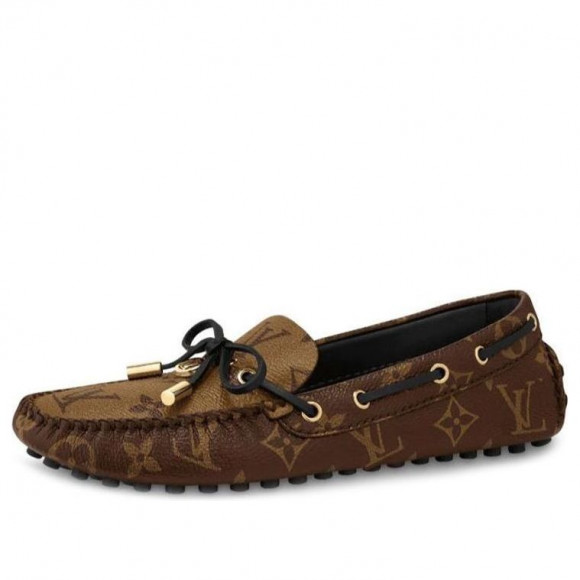 (WMNS) LOUIS VUITTON Gloria Flat Loafers 'Brown Monogram' - 1A65IV