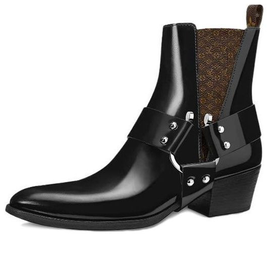 (WMNS) LOUIS VUITTON Rhapsody Ankle Boots 'Black' - 1A65WO