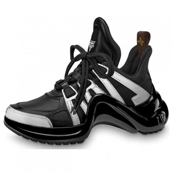 LOUIS VUITTON LV ARCHLIGHT Black/Silver Marathon Running Shoes  (SNKR/Women's) 1A67AG