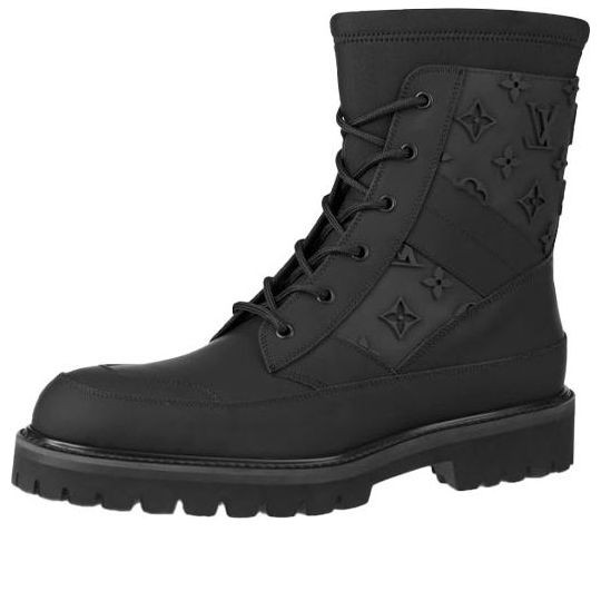 LOUIS VUITTON Landscape Boots 'Black Monogram' - 1A7P81