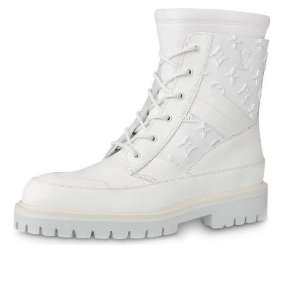 LOUIS VUITTON Landscape Boots 'White Monogram' - 1A7P8G