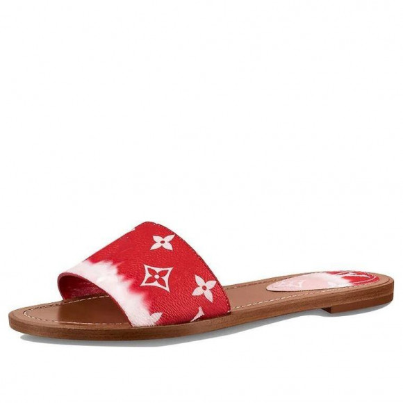 (WMNS) LOUIS VUITTON Lock It Slides 'Red Monogram' - 1A7TNC